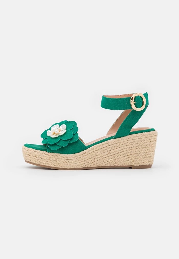 Sandale ANNA FIELD Anna Field Espadrilles Vert Femme | NQD-1566508